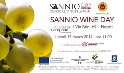 Sannio DOP Wine Day  17 marzo 2014
