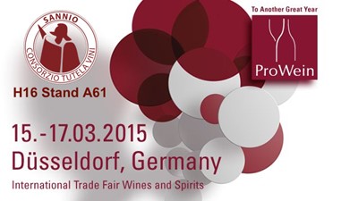 Sannio Dop al ProWein Dusseldorf